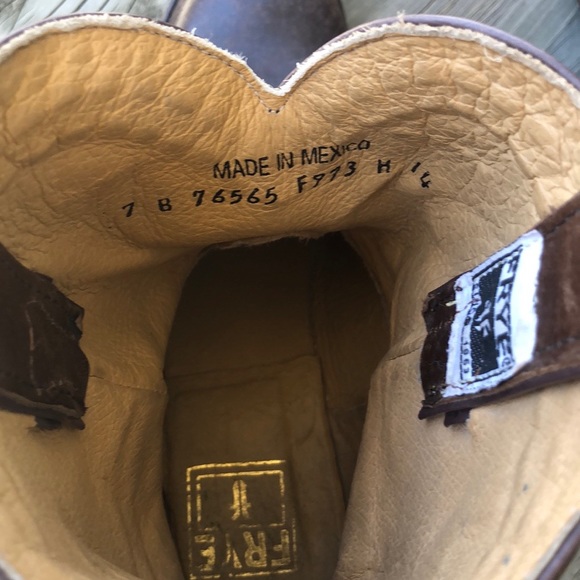 Frye Wyatt Overlay Boots - Picture 5 of 8